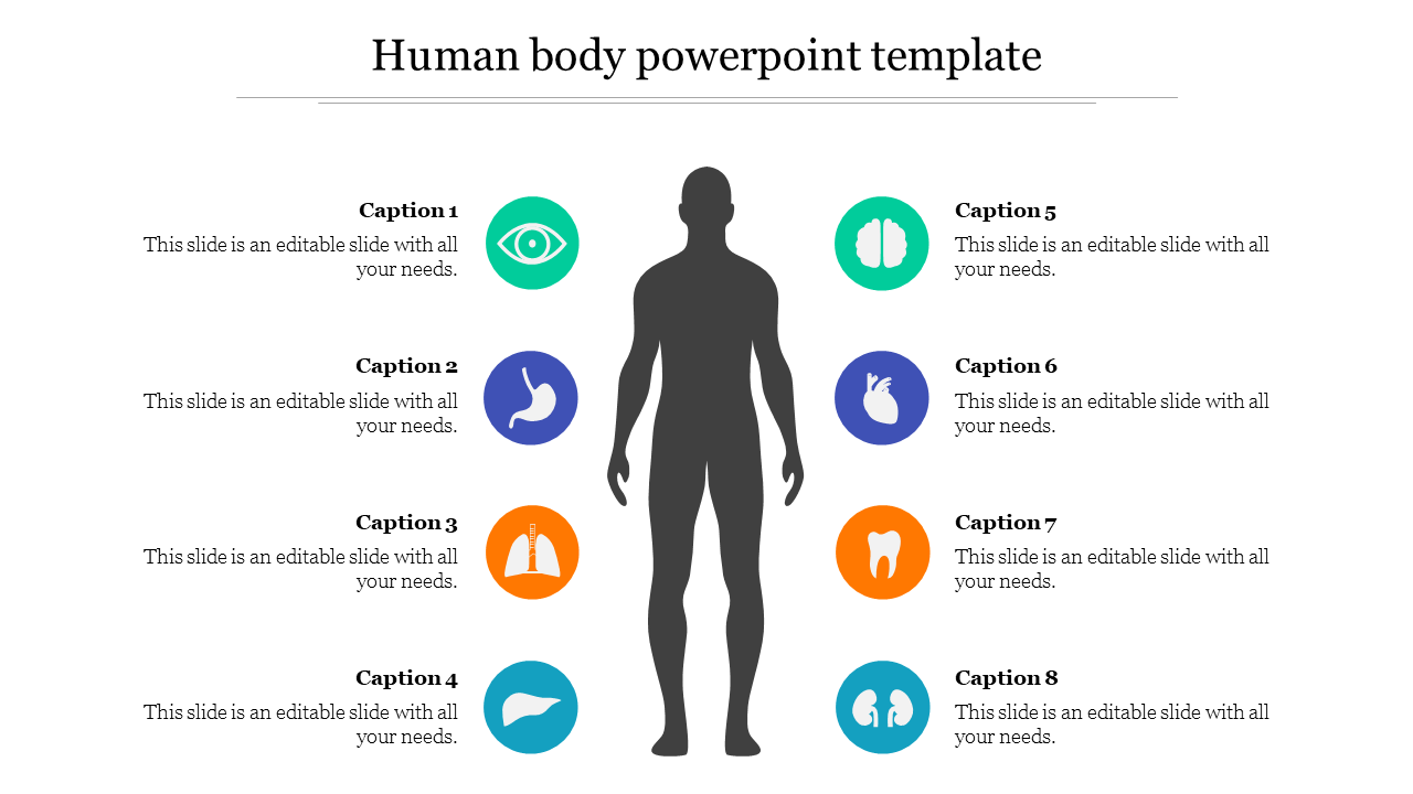 human body powerpoint template